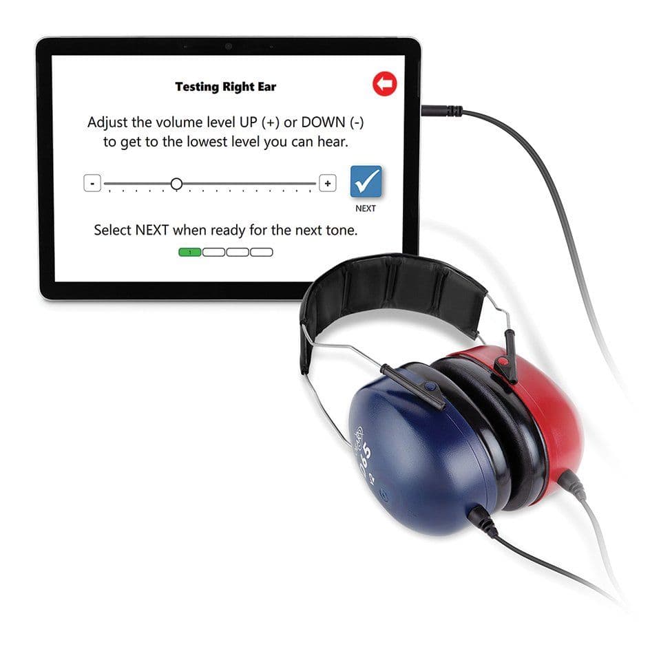 Kiosk Tablet and DD65v2 Headphones